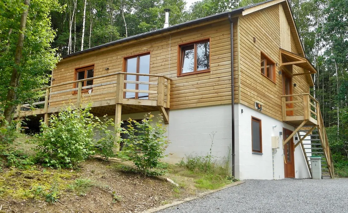 Gemütliches Chalet für 8 Personen mit Sauna nahe der kleinsten Stadt der Welt in Durbuy