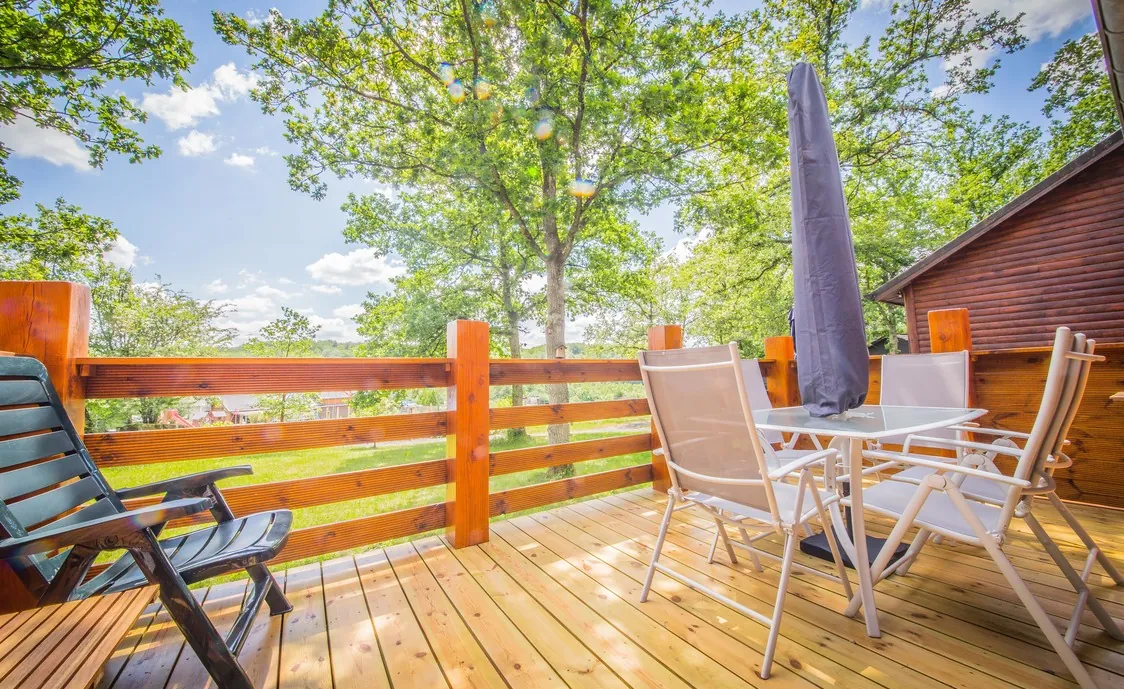 Chalet für 4 Erwachsene + 2 Kinder in Heure, bei Somme-Leuze in den belgischen Ardennen