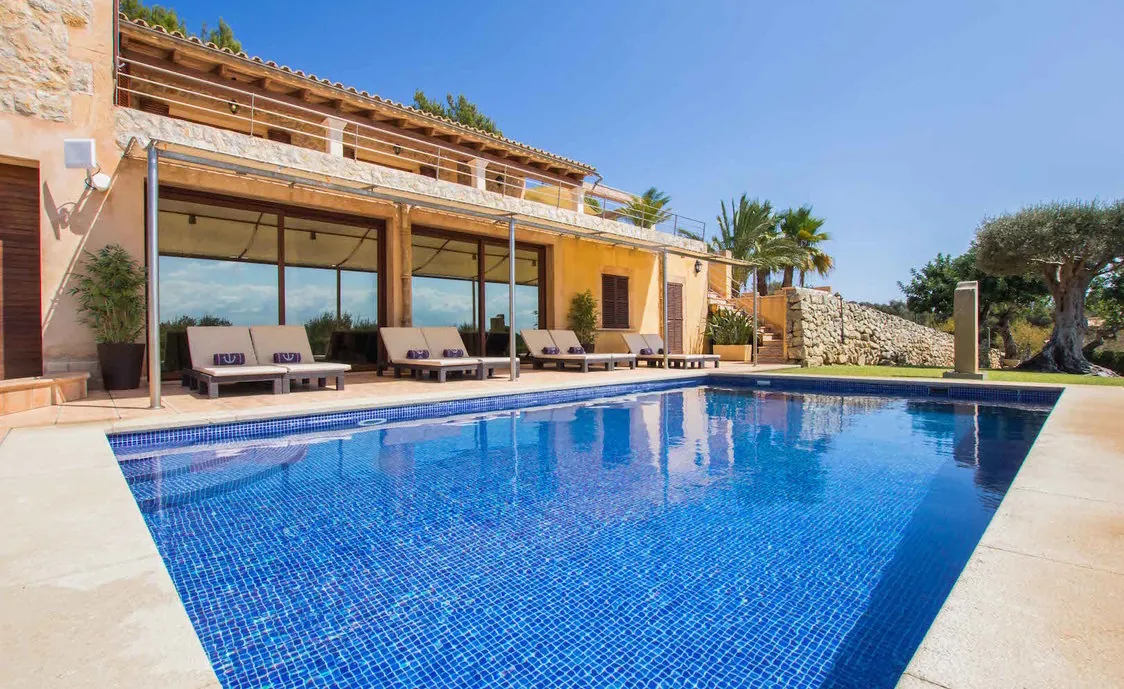 Ferienhaus Mallorca nah am Strand mit Pool