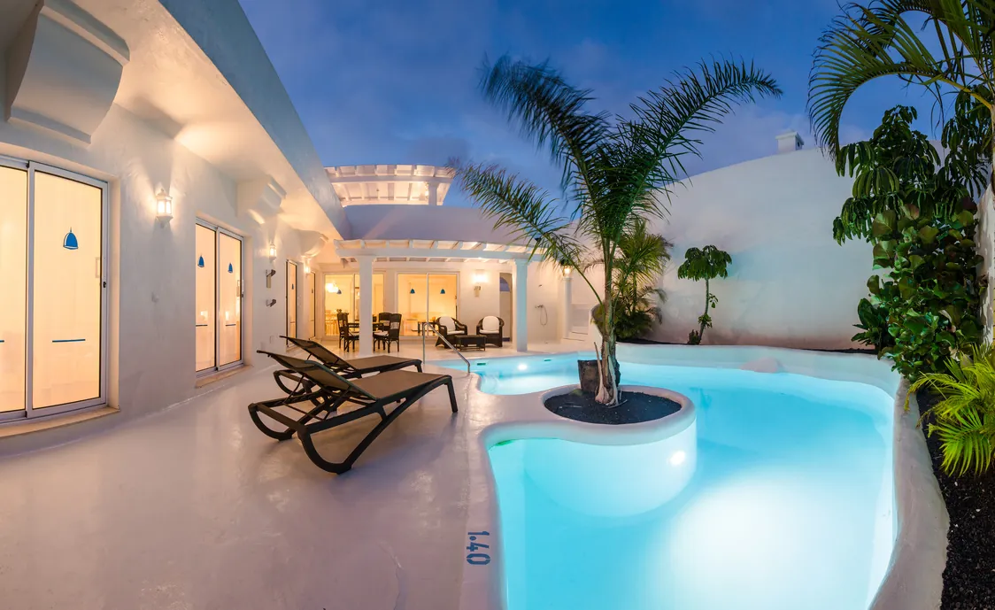 Schöne Villa für 4 Personen mit Pool in Coralejo -Fuerteventura