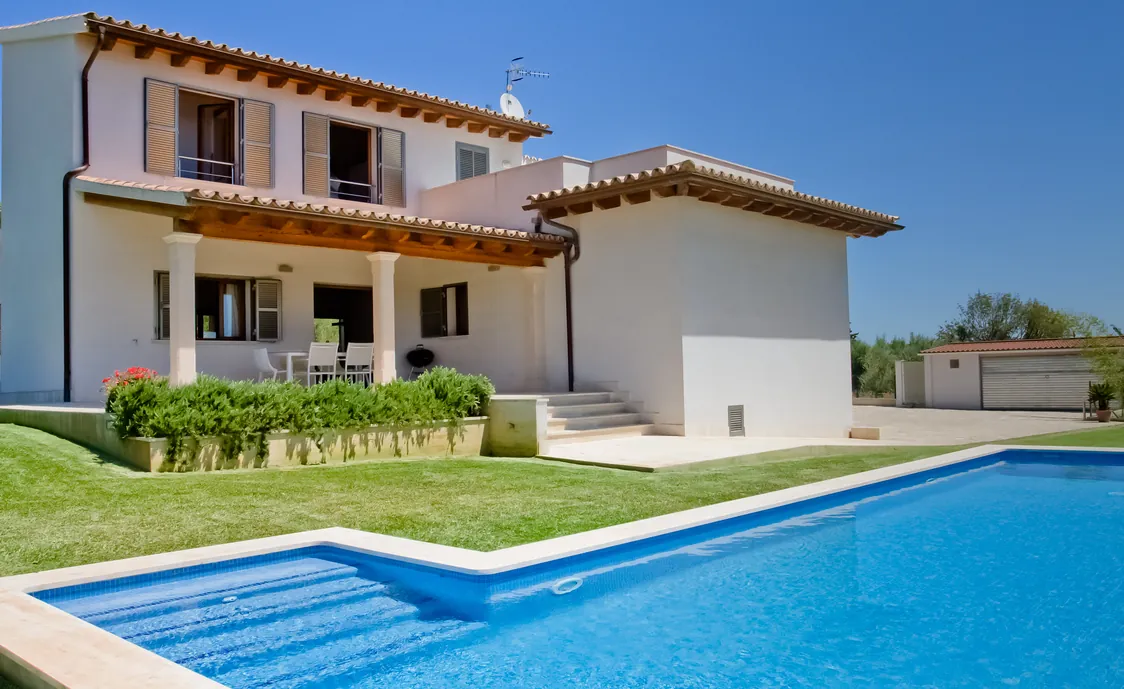 Tolle Villa mit Garten und Pool für 6 Personen in Selva