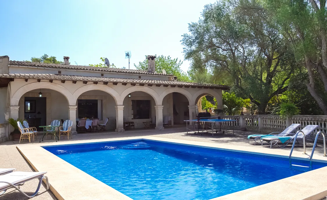Ferienhaus mit privatem Swimmingpool im Herzen von Mallorca für 6 Personen