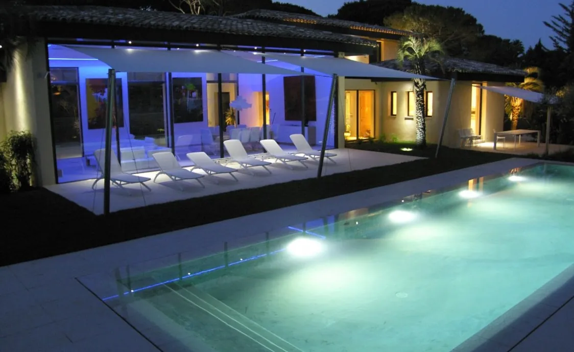 Moderne Villa für 12 Personen mit Pool in Ramatuelle/St.Tropez nahe dem Strand Pampelonne