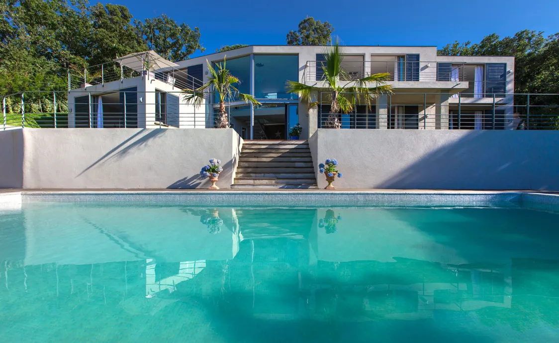 Moderne luxus Villa nahe St tropez-Grimaud mit Pool