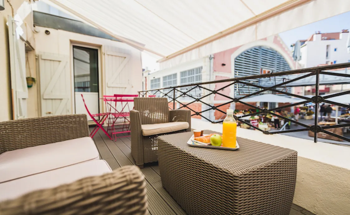 Schöne Ferienwohnung im Herzen Biarritz für 4 Personen