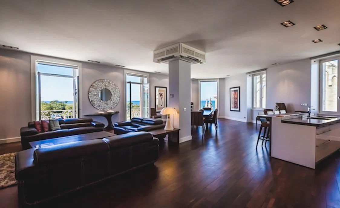 Luxus-Ferienwohnung für 6 Personen im Herzen von Biarritz nahe dem Strand