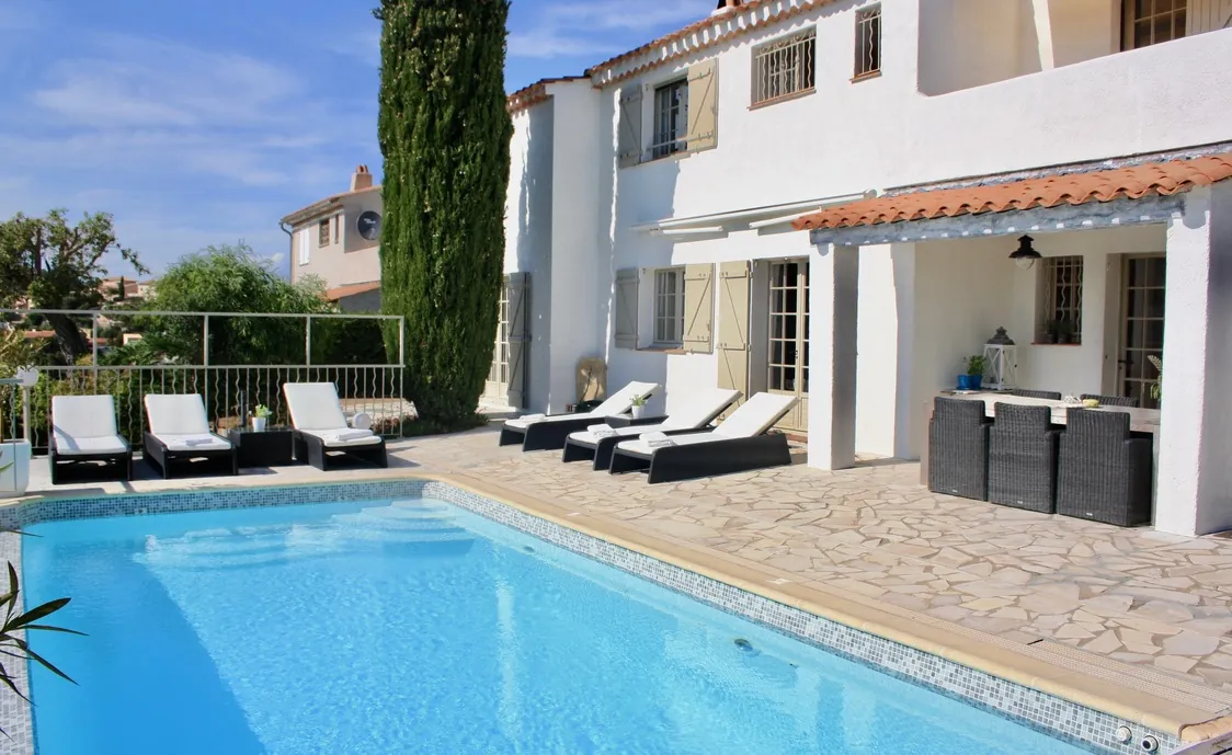 Luxus Villa in Les Issambres mit privatem Swimmingpool und Meerblick, nur 3 km vom Strand