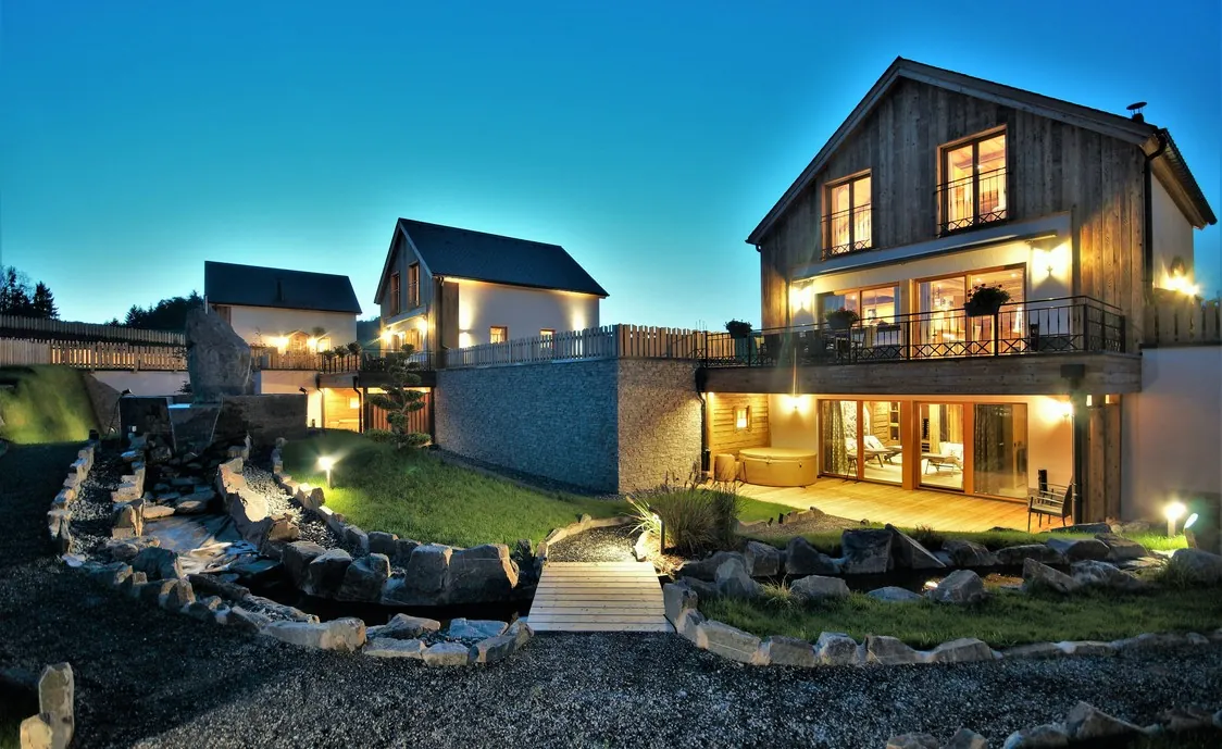 Chalet In Luxemburg für 8 Personen mit privatem Wellnessbereich in der Nähe von Vianden